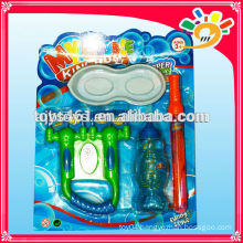 Plastic cheap bubble gun toy